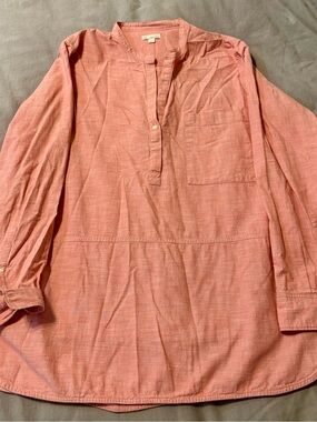 GAP Coral Button-Front Tunic